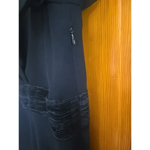 Dana Kay Womens Fit & Flare Little Black Dress Mid Length Plus Size 16W - Picture 10 of 10